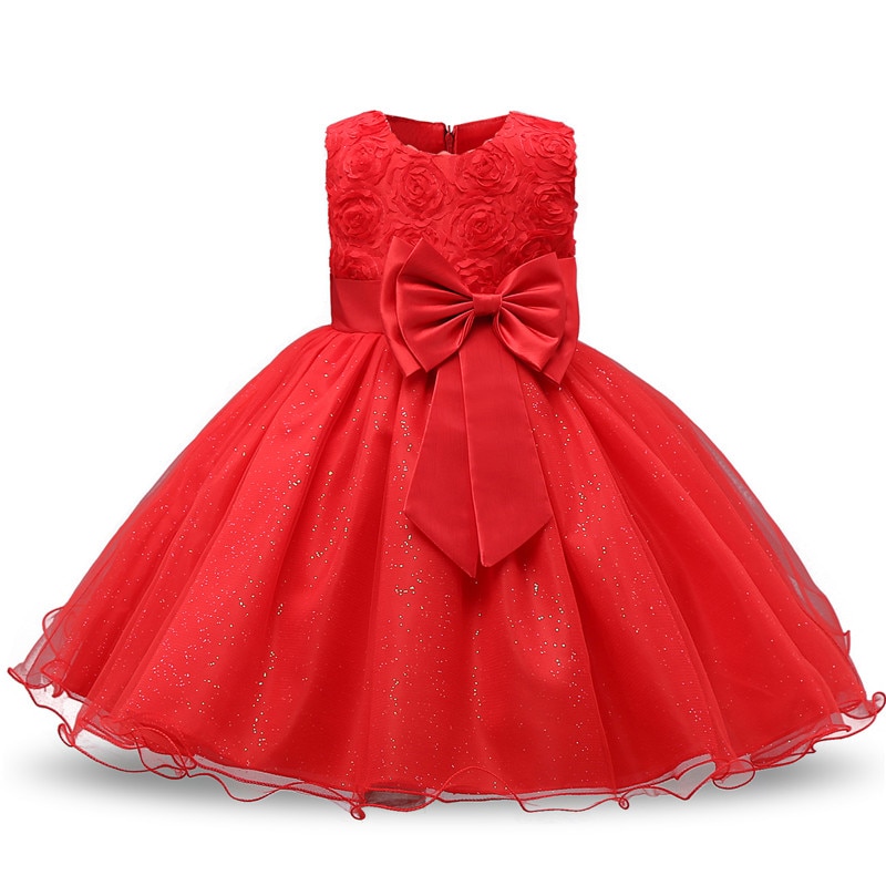 Lace Flower Girl Dresses Bow Detail